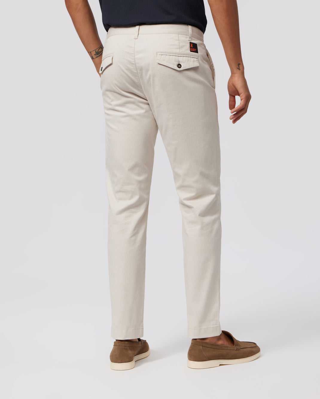 Pantalon Psycho Bunny Gilman Regular Fit Chino Pant Beige Homme | RQR-23880971